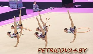 Сборная Беларуси по художественной гимнастике завоевала бронзу